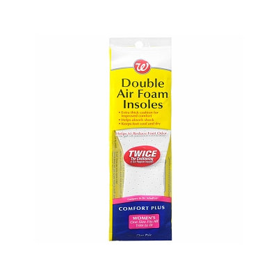Walgreens Double Air Foam Insoles Women's