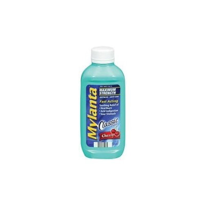 Mylanta Antacid Maximum Strength, Classic Cherry, 12-Ounce Bottle