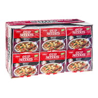 Nissin Cup Noodles Beef Flavor Ramen Noodle Soup - 6 PK