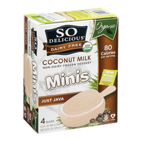 So Delicious Coconut Milk Non-Dairy Frozen Dessert Minis Just Java - 4 CT