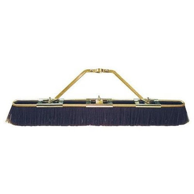 TOUGH GUY 12L014 Push Brooml, Poly, Steel Block