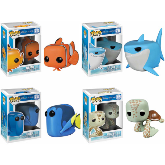 Funko Pop! Finding Nemo Disney Vinyl Collectors Set: Nemo, Bruce