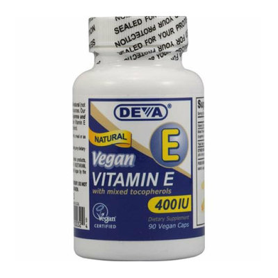Deva Vegan Vitamins Deva Vegan Vitamin E with Mixed Tocopherols 400 IU 90 Vegan Capsules