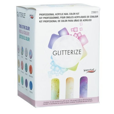 SuperNail Acrylic Glitterize Nail Kit