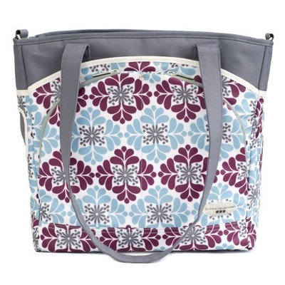JJ Cole Mode Diaper Tote Bag, Black Magnolia (Discontinued by Manufacturer)