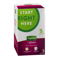 Depend for Women Kit - 5 CT