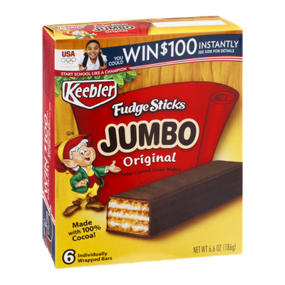 Keebler Fudge Sticks Jumbo Original
