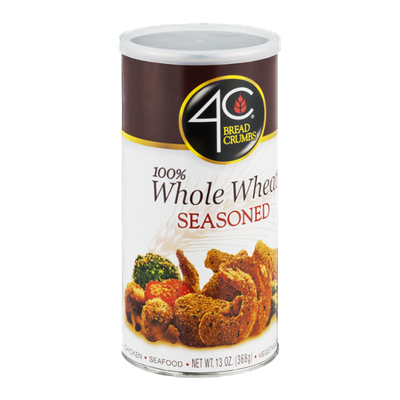 4C Breadcrumbs 100% Whole Wheat Seasoned