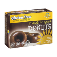 Kinnikinnick Foods Donuts Chocolate Dipped Gluten Free - 6 CT
