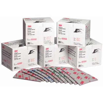 3M 2606 Med Sanding Sponges 20/Box