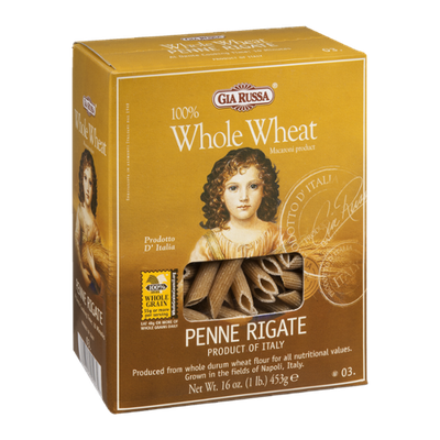 Gia Russa Whole Wheat Pasta Penne Rigate