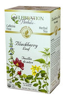 Celebration Herbals Organic Blackberry Leaf Caffeine Free 24 Tea Bags