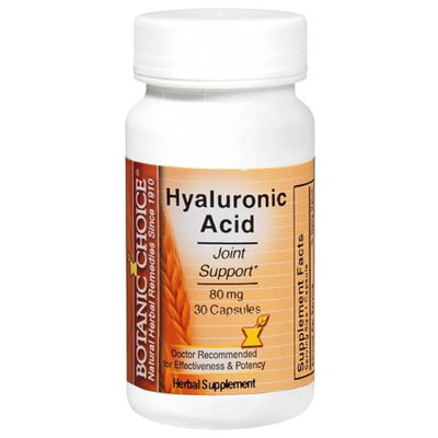 Botanic Choice Hyaluronic Acid 80 mg Herbal Supplement Capsules