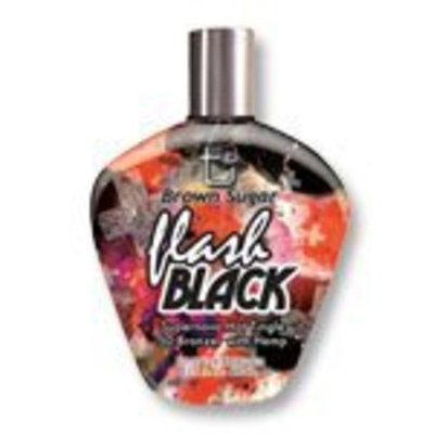 2011 Brown Sugar Tan Incorporated Flash Black Hot Bronzer Tanning Lotion 13.5 oz.