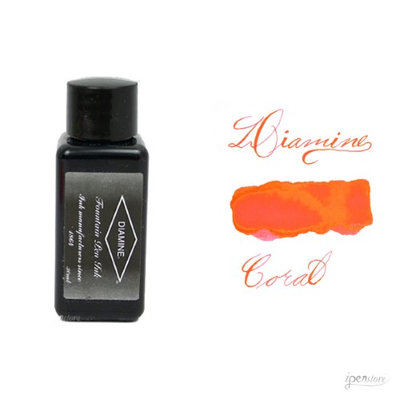 Diamine 30 ml Bottle Fountain Pen Ink, Coral