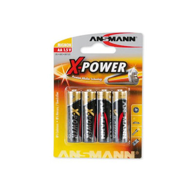 Ansmann 5015663 Ansmann X-Power Alkaline Battery AA -4 -Pack