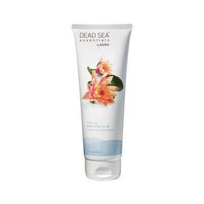 Ahava Dead Sea Essentials Water Lily Gentle Body Scrub 8.5 Oz. Tube