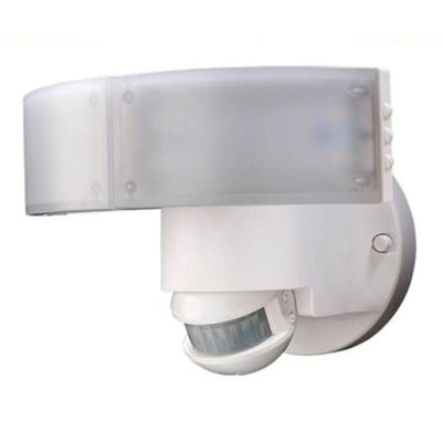 Defiant Flood Lights 180-Degree White Outdoor LED Motion Security Light DFI-5982-WH