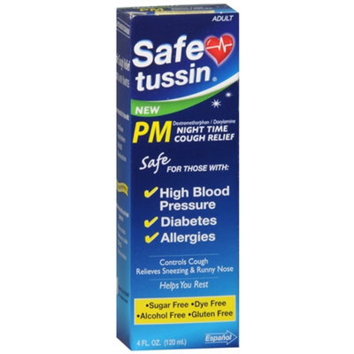 Safe Tussin PM Night Time Cough Relief