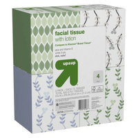 up & up Facial Tissue with Lotion 4 pk 75 ct each