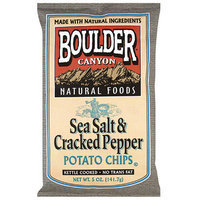Boulder Canyon Sea Salt & Cracked Pepper Potato Chips