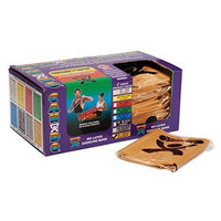 Fabrication Enterprises Cando Nolatex Exercise Band Precut Foot Strips In Dispenser Box