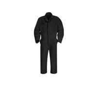 Red Kap 56 Men's Black Long Sleeve Coveralls CT10BK RG 56