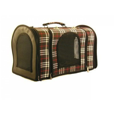 Creative Motion Carry Bag for Pet, Brown with Black Stripes