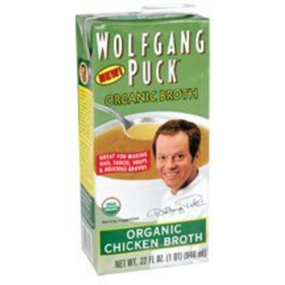 Wolfgang Puck, Organic Chicken Broth, 12/32 Oz