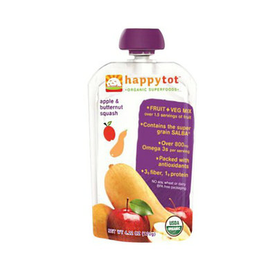 Happy Baby Happy Tot Organic Superfoods - Apple & Butternut Squash