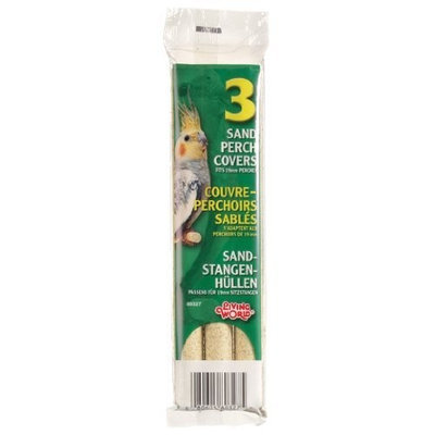 Hagen Living World Sand Perch Covers for Cockatiels - 3 pack
