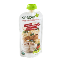 Sprout Organic Baby Food Creamy Vegetables with Chicken