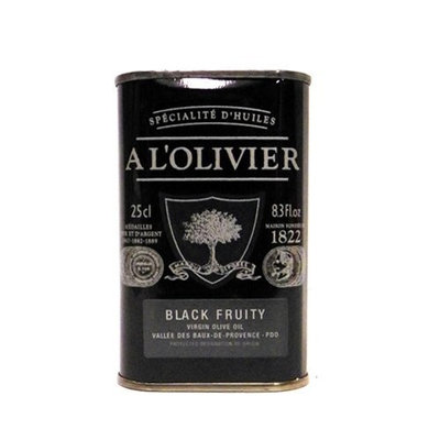 A L'Olivier Black Fruity Virgin Olive Oil 8.45 oz