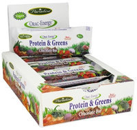Paradise Herbs - Orac-Energy Protein & Greens Chocolate - 12 Bars