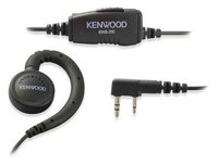 Kenwood Ear Loop Earpiece (Plstc/Metal, 38inL Cord). Model: KHS-31C