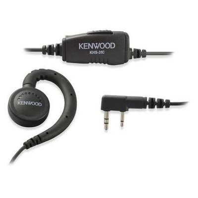Kenwood Ear Loop Earpiece (Plstc/Metal, 38inL Cord). Model: KHS-31C
