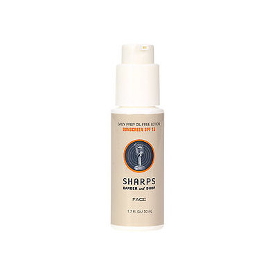Sharps Barber and Shop Daily Prep Oil-Free Lotion SPF 15