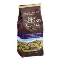 New England Coffee Colombian Supremo Dark Roast Freshly Ground