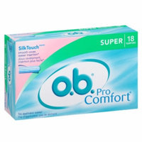 o.b. Pro Comfort Tampons, Super, 18 ea