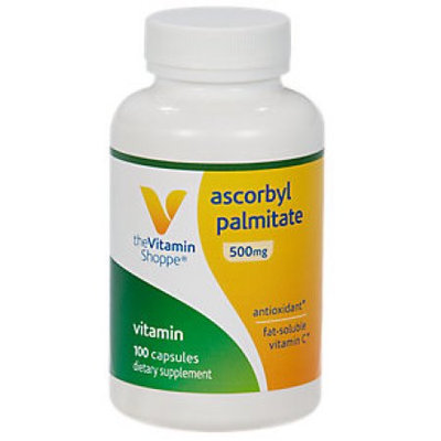 Vitamin Shoppe Ascorbyl Palmitate 500 MG - 100 Capsules - Ascorbyl Palmitate