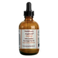 Watts Beauty ArganGold 100% Pure Argan Oil for Hair, Nails, Face & Body - All Natural Virgin Argan Oil Direct From Morocco - 4oz Dropper