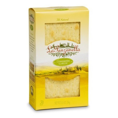 La Panzanella Garlic Croccantini Box, 5-Ounce Boxes (Pack of 12)