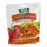 Fresh Gourmet Crispy Red Peppers Lightly Salted