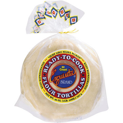 Exquisita Ready-To-Cook Flour Tortillas, 20 count, 26 oz