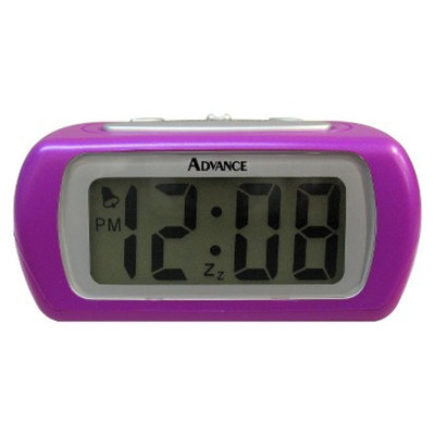 Geneva Platinum Geneva LCD Alarm Clock - Purple (0.6