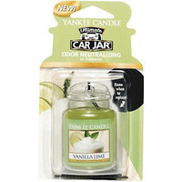 Yankee Candle Car Gel Odor Eliminating Hanging Air Freshener, Vanilla Lime Scent
