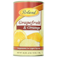 Roland Grapefruit and Orange Segments in Light Syrup, 46-Ounce Cans (Pack of 3)