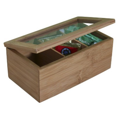 Danesco International Natural Living Bamboo Tea Box - 8.5x3.5