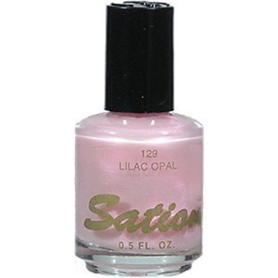 SATION Professional Lilac Opal Nail Polish 0.5oz (Color: 129)