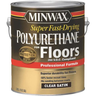 Minwax 13025 VOC Fast Drying Polyurethane For Floor-VOC SATIN FLOOR POLY